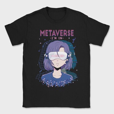 Metaverse In, Tricou Barbati (Unisex)