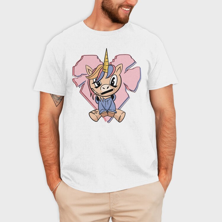 Unicorn Street Style, Tricou Barbati (Unisex)