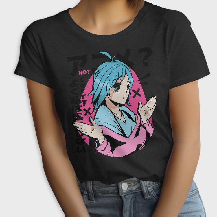 Blue Hair Sorry No, Tricou Femei