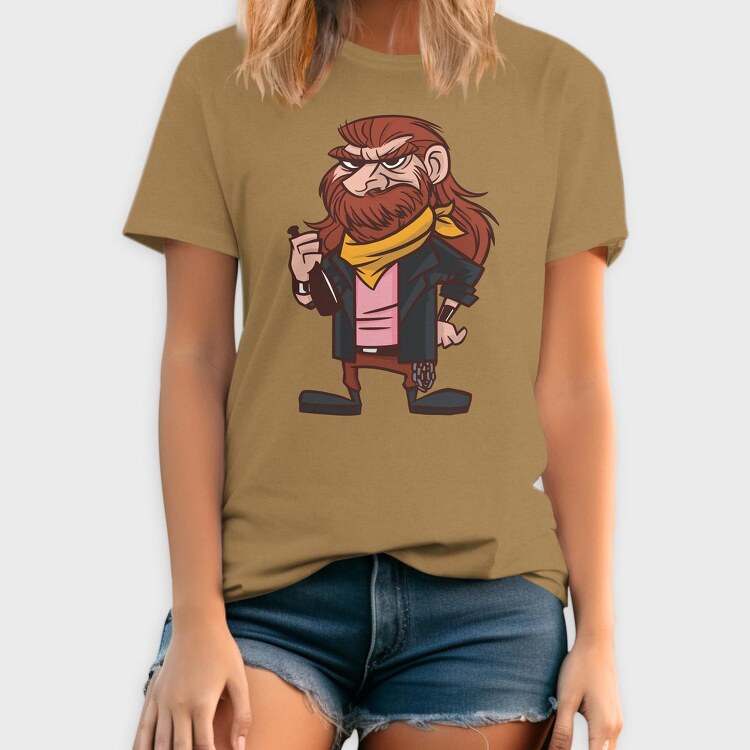 Metal Man Cartoon, Tricou Barbati (Unisex)