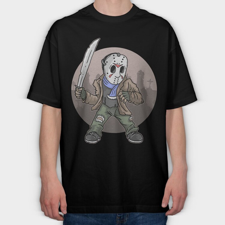 Jason Voorhees Knife, Tricou Oversize Barbati (Unisex)
