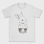 Rabbit and Mushroom, Tricou Barbati (Unisex)