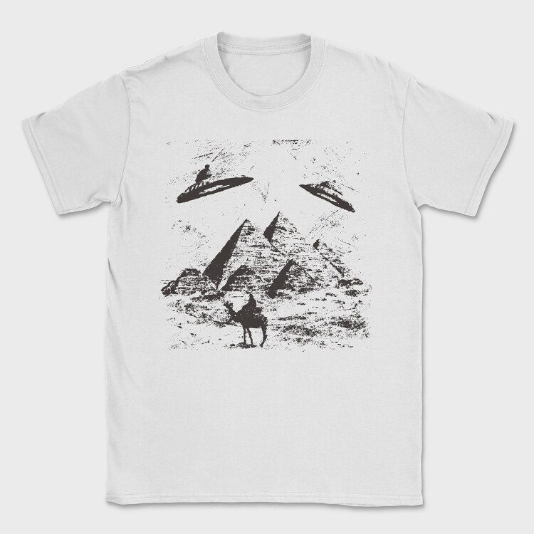 Pyramid Ufo, Tricou Barbati (Unisex)