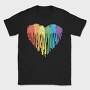 Puzzle Rainbow Paint, Tricou Barbati (Unisex)