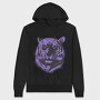 Purple Tiger, Hanorac Oversize Barbati (Unisex)