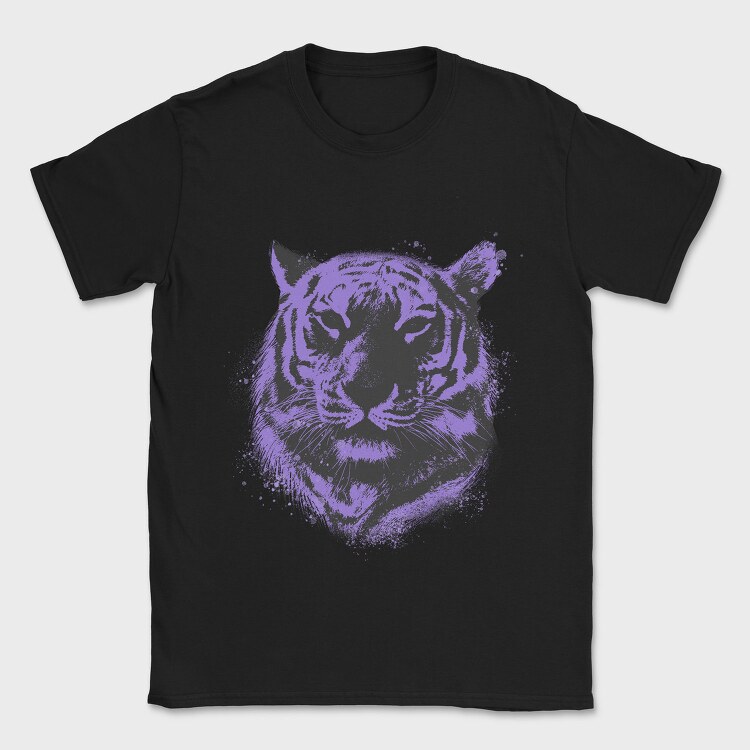 Purple Tiger, Tricou Barbati (Unisex)