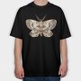Night Dream Moth, Tricou Oversize Barbati (Unisex)