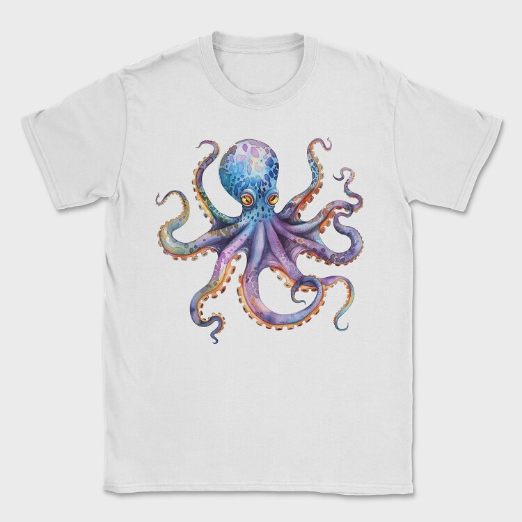 Octopus Eyes Upwards, Tricou Barbati (Unisex)