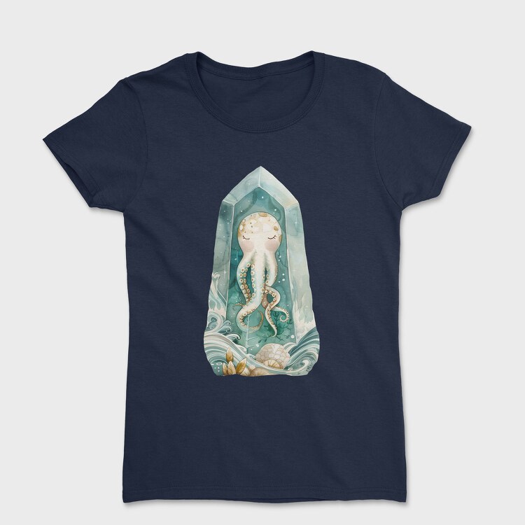 Octopus In Crystal, Tricou Femei