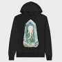 Octopus In Crystal, Hanorac Oversize Barbati (Unisex)