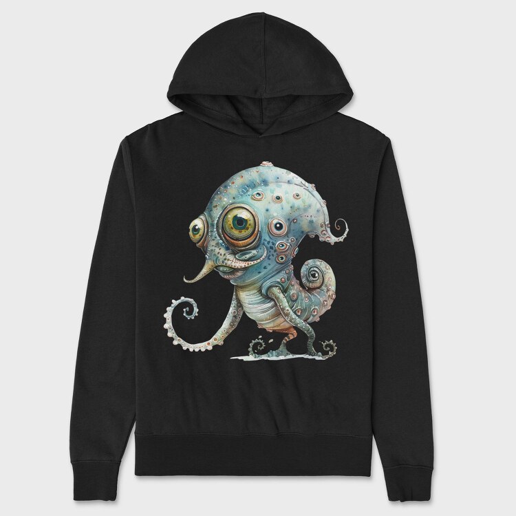 Octopus Monster Tail, Hanorac Oversize Barbati (Unisex)