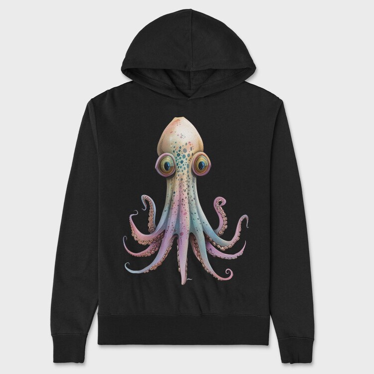 Octopus Mystic Mist, Hanorac Oversize Barbati (Unisex)