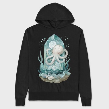 Octopus Underwater World, Hanorac Oversize Barbati (Unisex)
