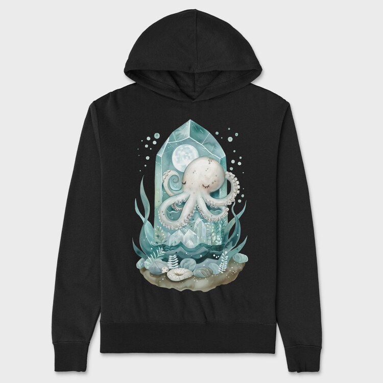 Octopus Underwater World, Hanorac Oversize Barbati (Unisex)