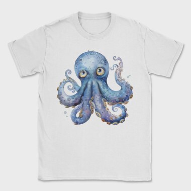 Octopus Upwards Gaze, Tricou Barbati (Unisex)