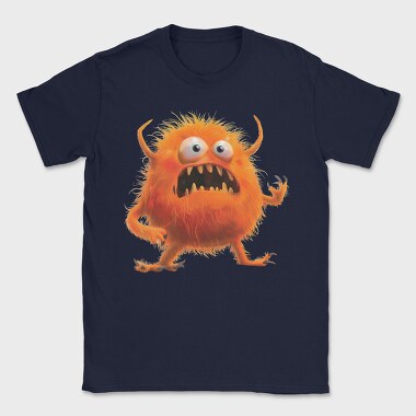 Orange Monster Scream, Tricou Barbati (Unisex)