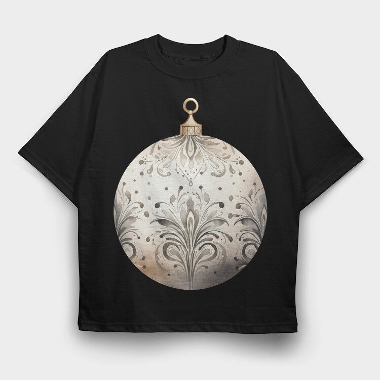 Ornament Watercolor Pattern, Tricou Oversize Barbati (Unisex)