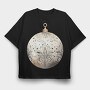 Ornament Watercolor Pattern, Tricou Oversize Barbati (Unisex)
