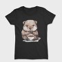 Otter Drinking Chocolate, Tricou Femei
