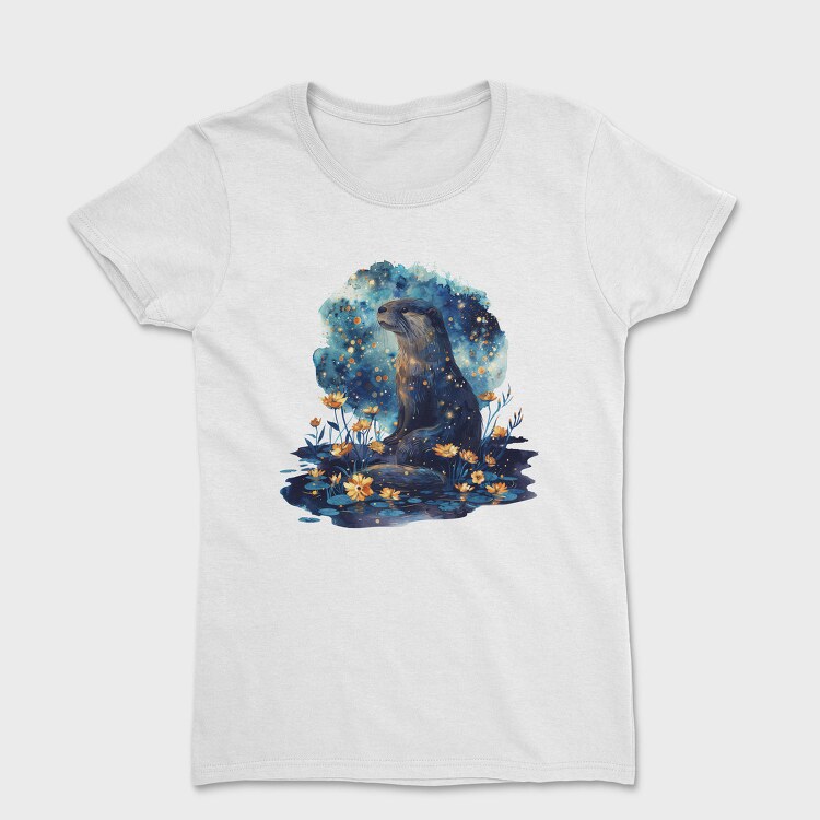 Otter Floral Glow, Tricou Femei