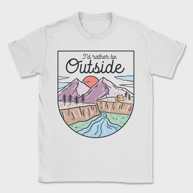 Outdoor Mountain Adventure, Tricou Barbati (Unisex)