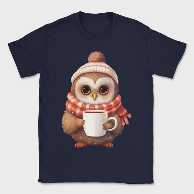 Owl Christmas Cup, Tricou Barbati (Unisex)