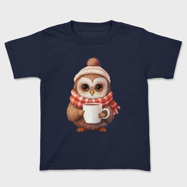 Owl Christmas Cup, Tricou Copii