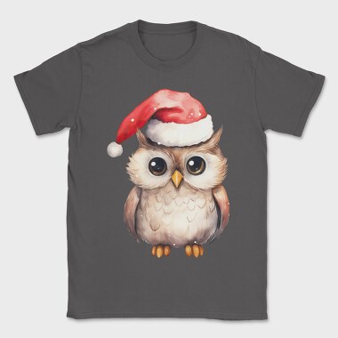 Owl Christmas Hat, Tricou Barbati (Unisex)