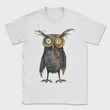 Owl Feather Hat, Tricou Barbati (Unisex)
