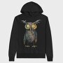 Owl Feather Hat, Hanorac Oversize Barbati (Unisex)