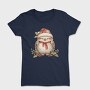 Owl Santa Hat, Tricou Femei