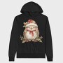 Owl Santa Hat, Hanorac Oversize Barbati (Unisex)