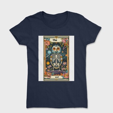 Owl Skeleton Tarot, Tricou Femei