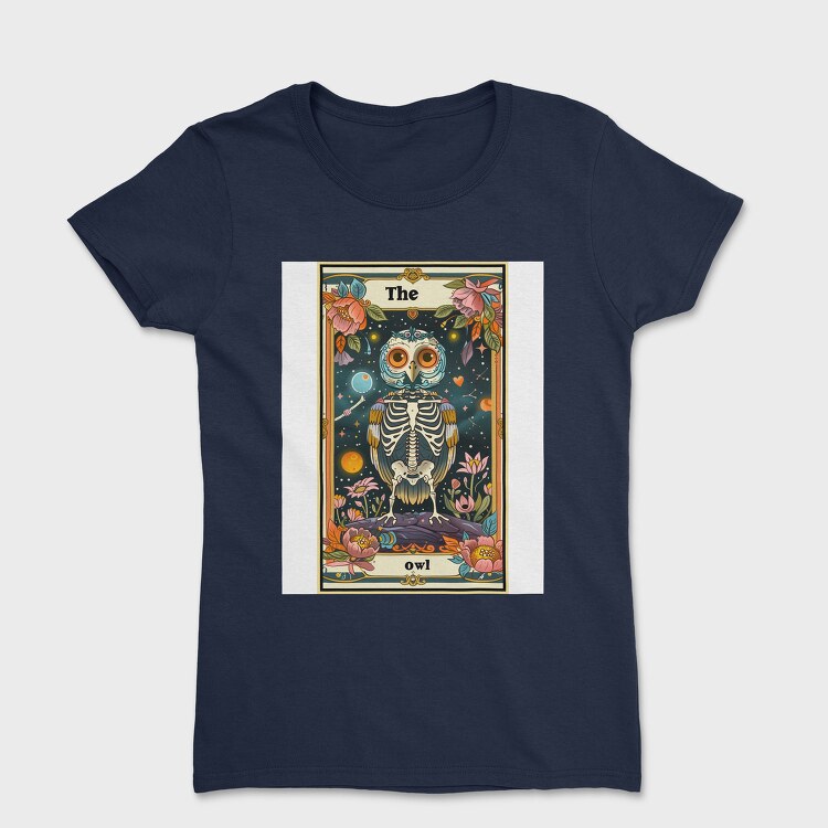 Owl Skeleton Tarot, Tricou Femei
