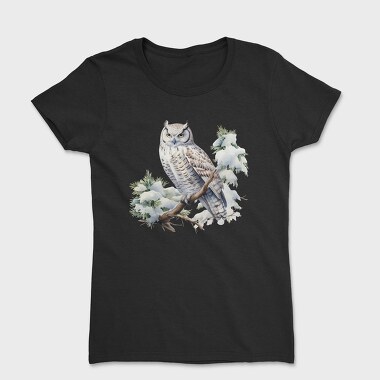 Owl Snow Branch, Tricou Femei