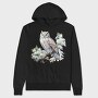 Owl Snow Branch, Hanorac Oversize Barbati (Unisex)