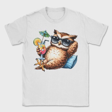 Owl Sunglasses Cocktail, Tricou Barbati (Unisex)