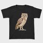 Owl Watercolor Clipart, Tricou Copii