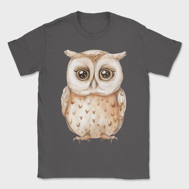 Owl Woodland Clipart, Tricou Barbati (Unisex)