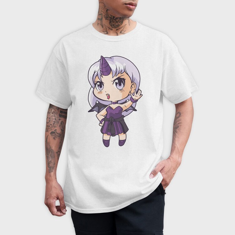 Purple Unicorn Girl, Tricou Barbati (Unisex)