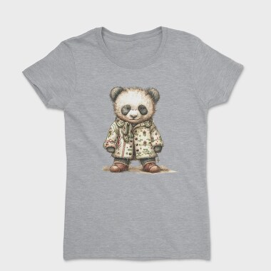 Panda Christmas Coat, Tricou Femei