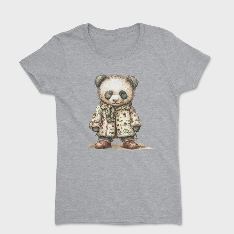 Panda Christmas Coat, Tricou Femei