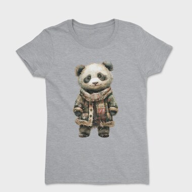 Panda Christmas Jacket, Tricou Femei