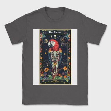 Parrot Skeleton Tarot, Tricou Barbati (Unisex)