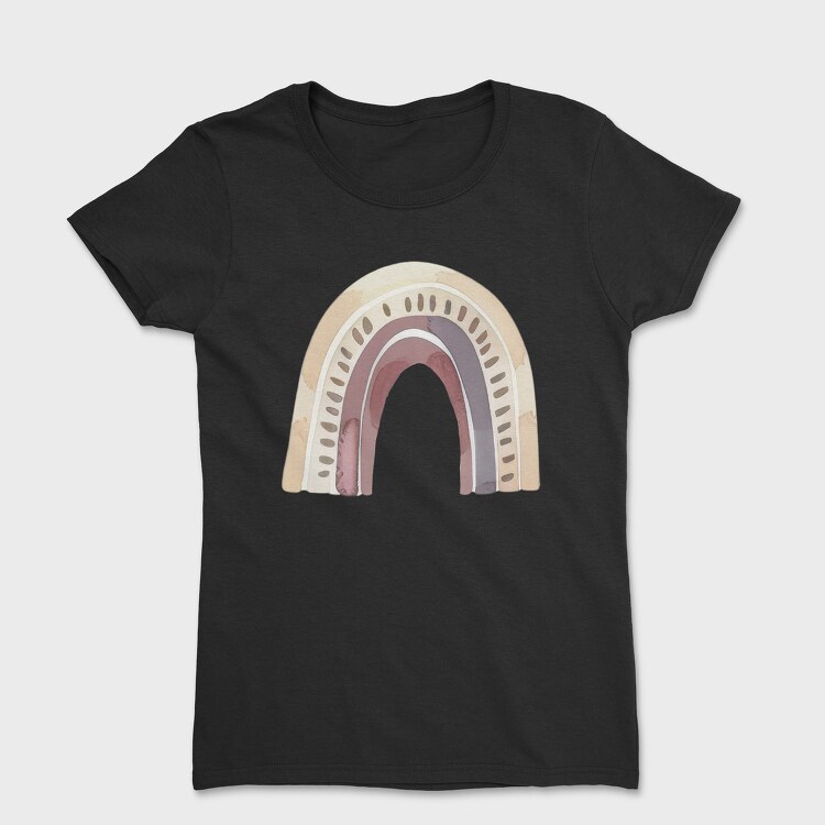 Pastel Boho Arch, Tricou Femei