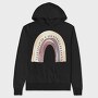 Pastel Boho Arch, Hanorac Oversize Barbati (Unisex)