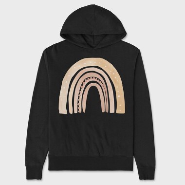 Pastel Magic Rainbow, Hanorac Oversize Barbati (Unisex)