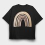 Pastel Magic Rainbow, Tricou Oversize Barbati (Unisex)