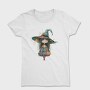 Patchwork Gnome Witch, Tricou Femei