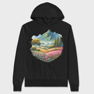 Peace Mountain Flora, Hanorac Oversize Barbati (Unisex)